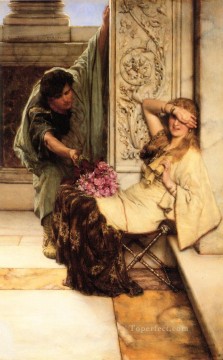  Lawrence Art Painting - Shy Romantic Sir Lawrence Alma Tadema